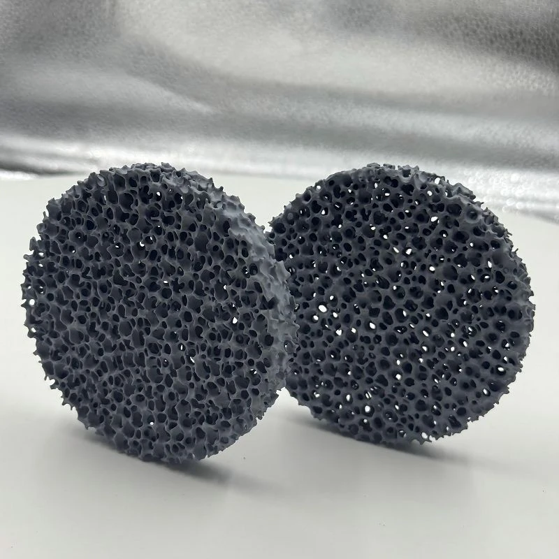 Silicon Ceramic Foam Filter factory